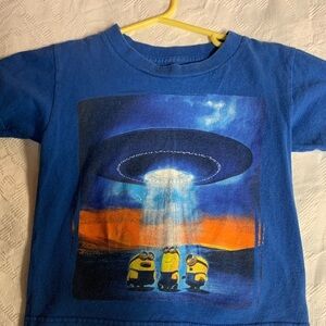 Space minions toddler shirt